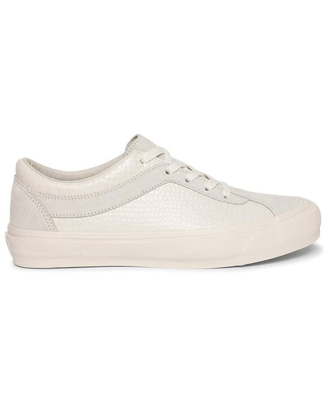 Vans White The Webster X Bold Ni Lx 'Croco Egret' for men