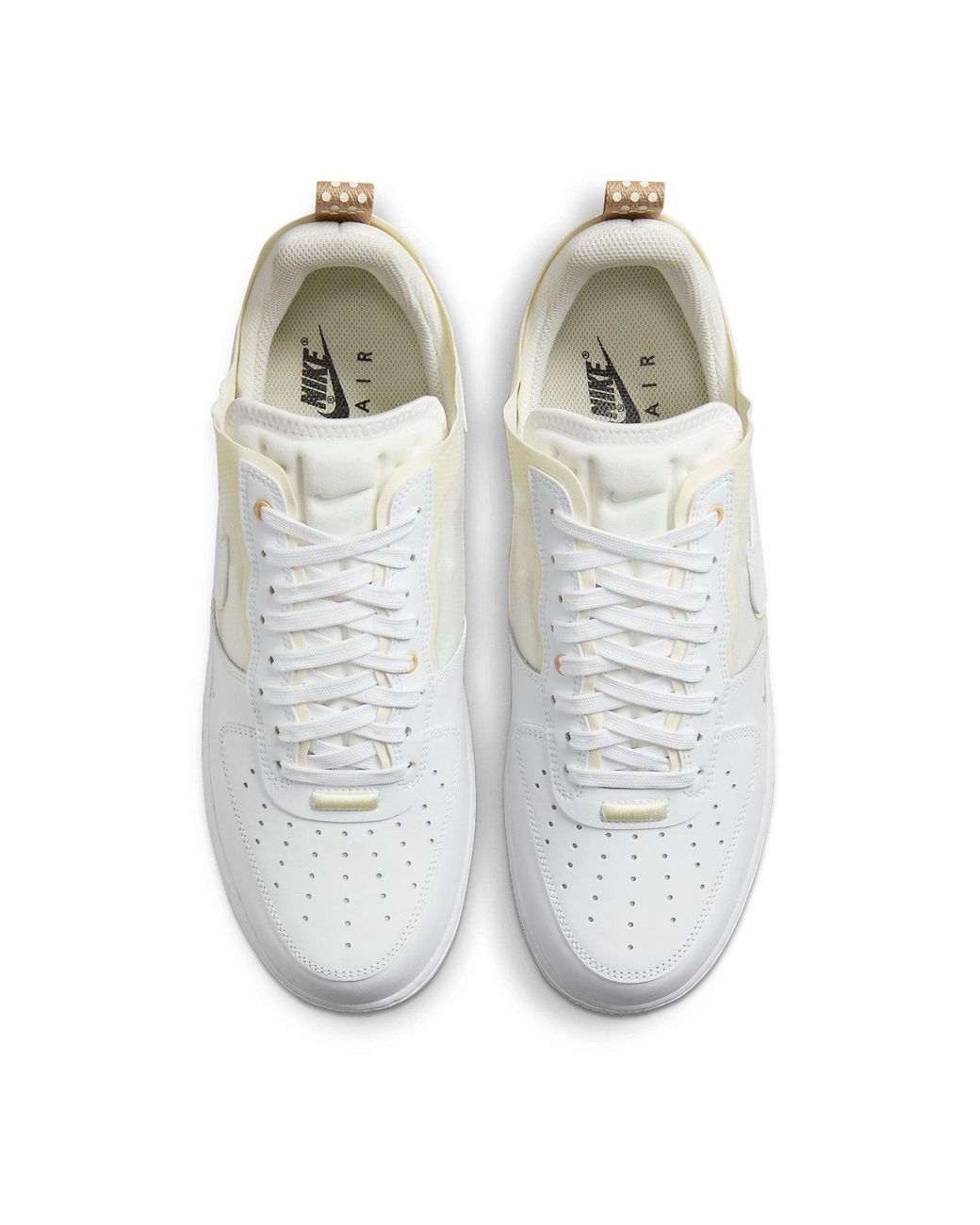 Nike White Air Force 1 React 'Coconut Milk' for men