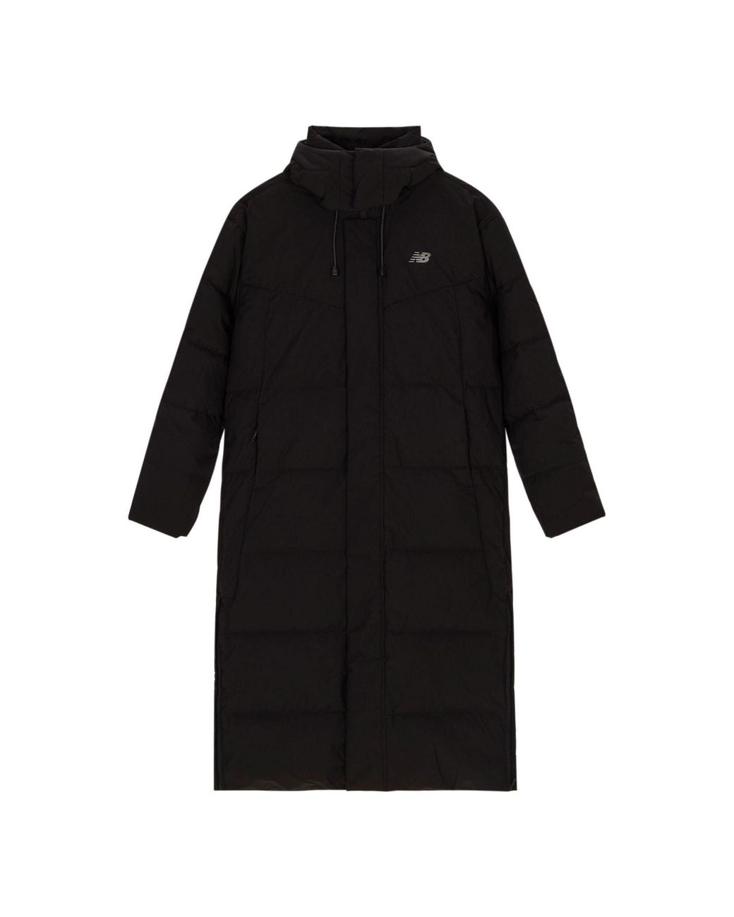 New Balance Black Lifestyle Long Puffer Jacket