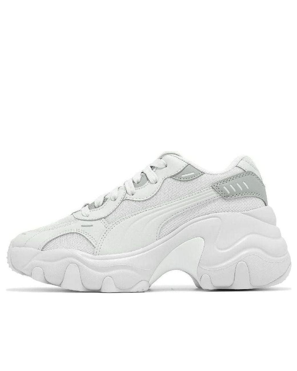 PUMA White (Wmns) Pulsar Wedge Mesh 'Feather'