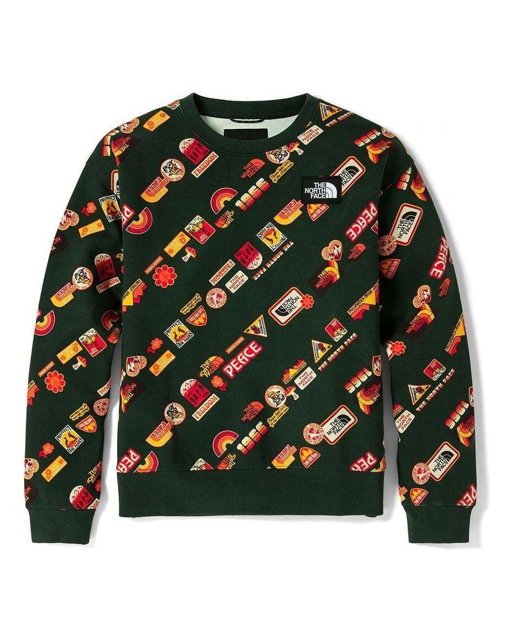The North Face Green (Wmns) Vanlife Logo Sweater