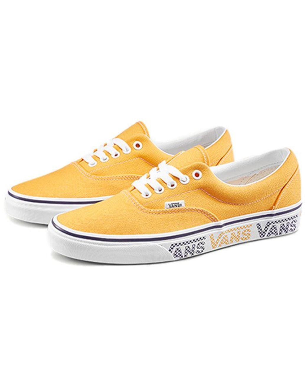 Vans Yellow Casual Style Low-Top Sneakers for men