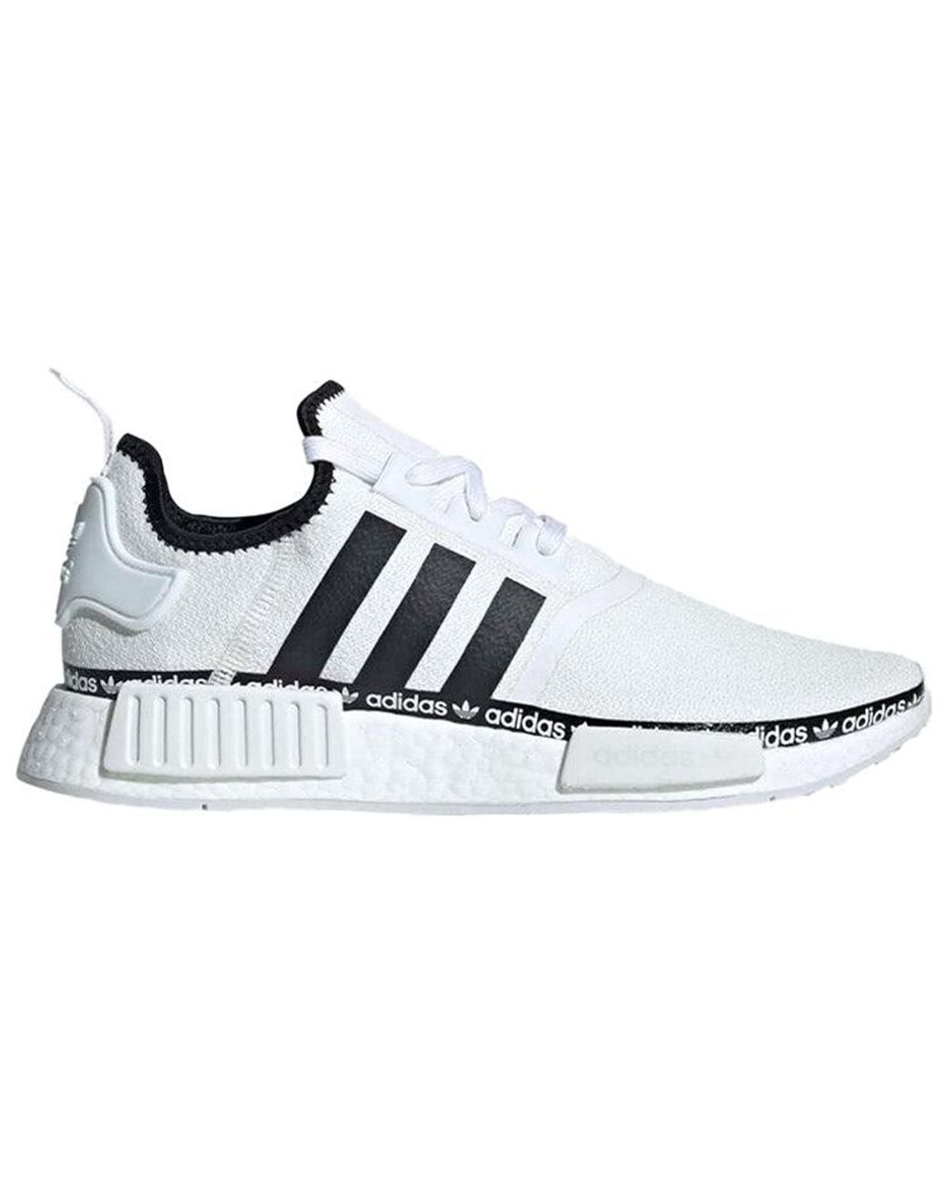 Adidas White Nmd_R1 'Logo Strip for men