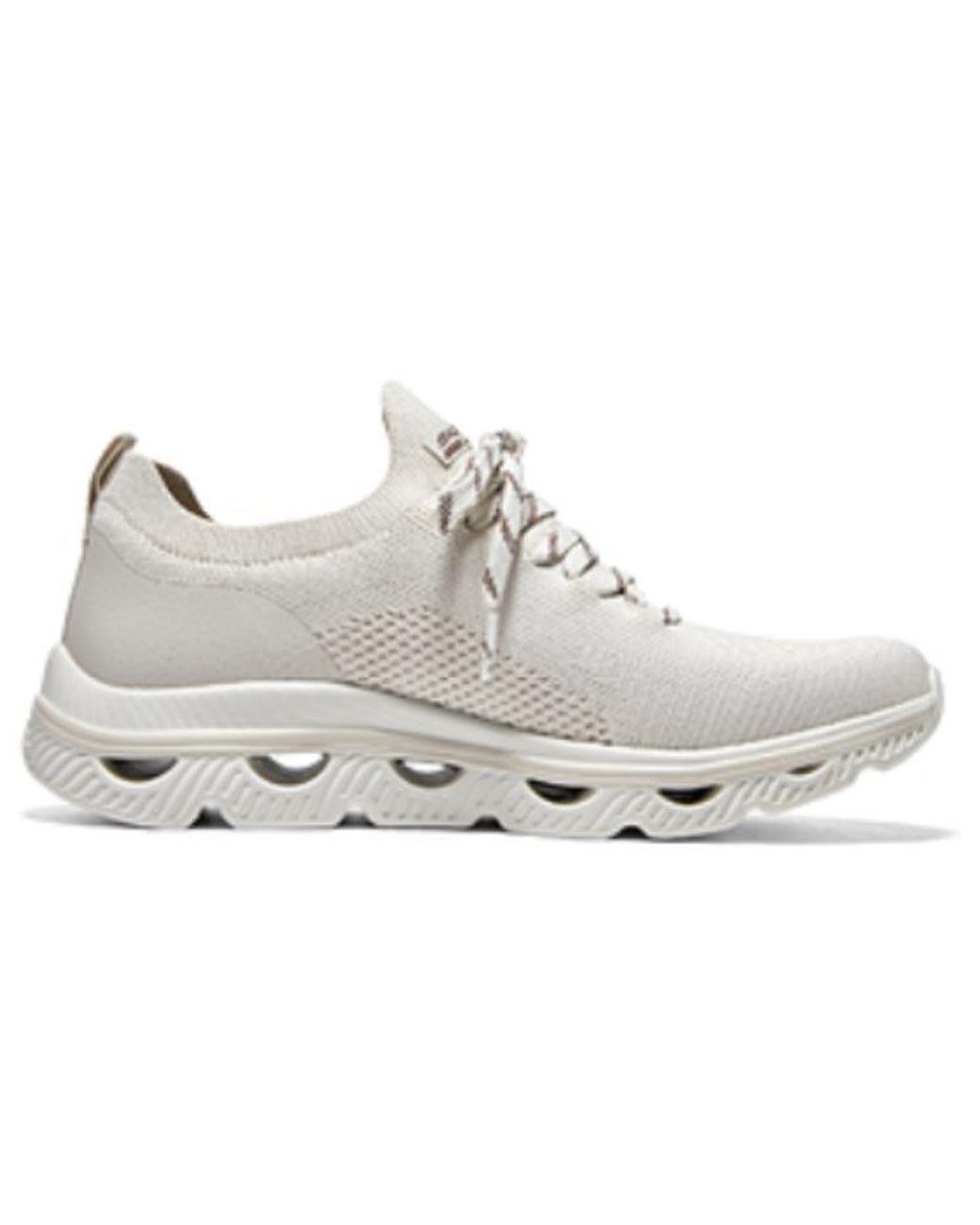 Skechers White (Wmns) Bob's Sport Arc Waves Shoes 'Light'