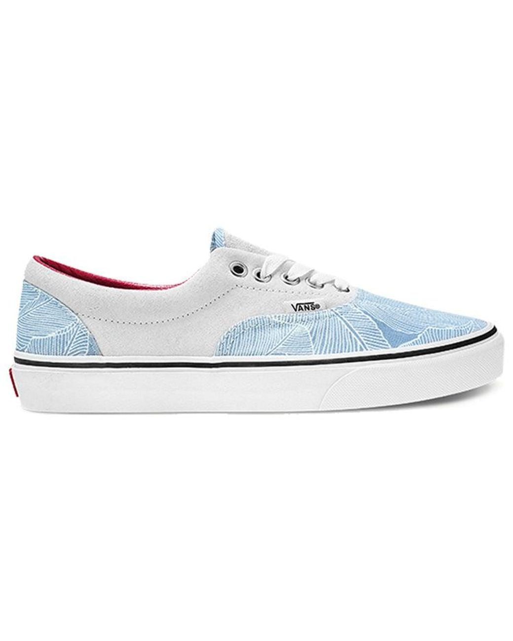 Vans White Era Retro Low Top Casual Skate Shoes for men