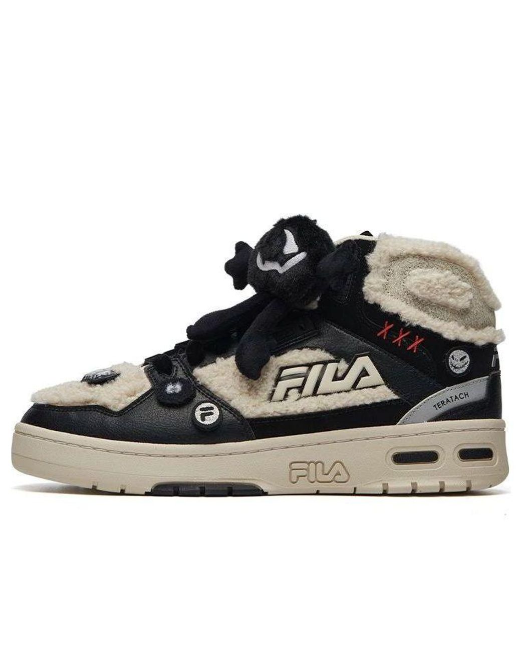 Fila Black Teratac Skate Shoes for men