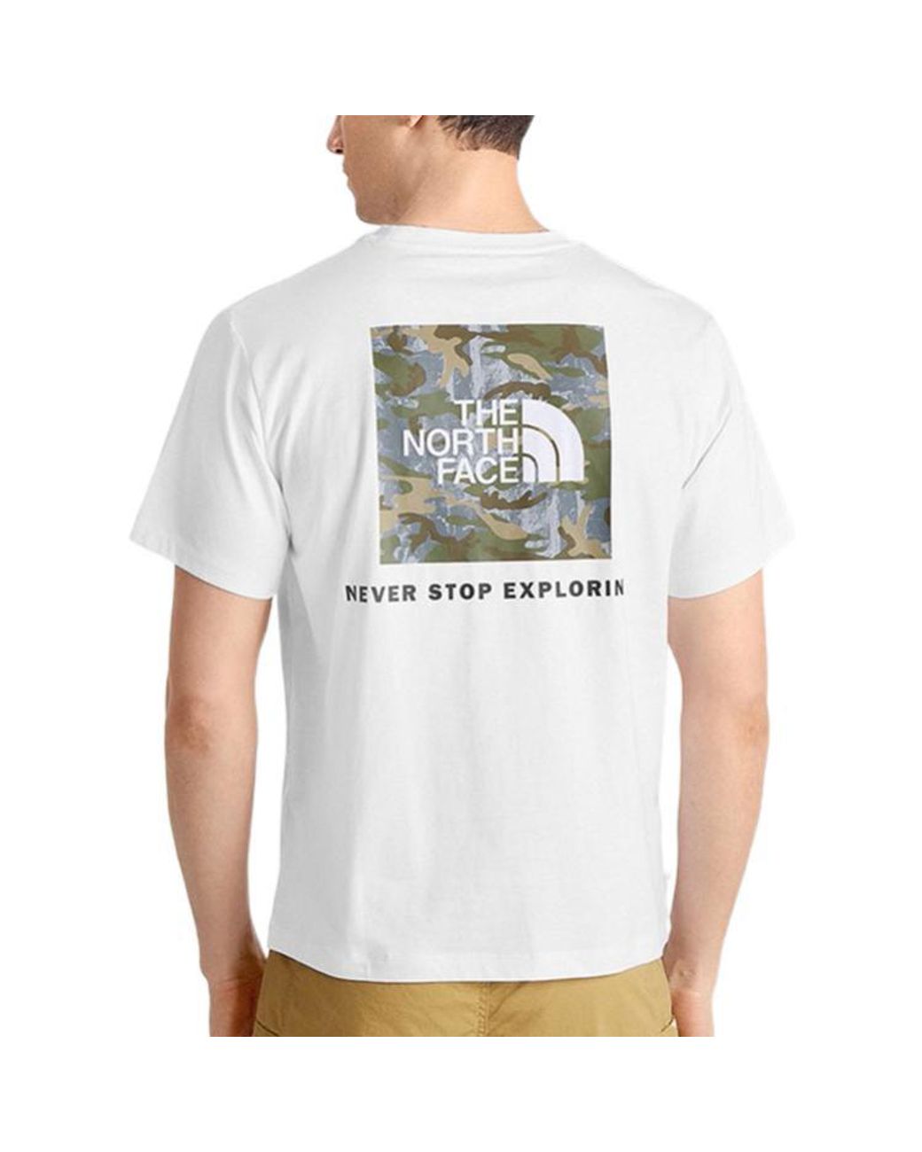The North Face White Ss22 Logo T-Shirt for men