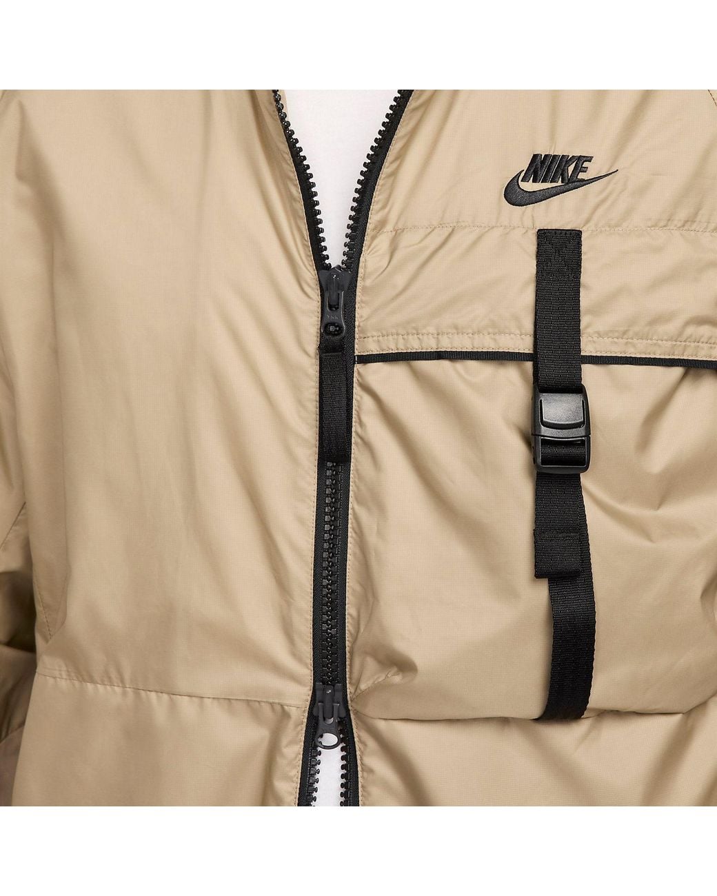 Nike Natural Sportswear Tech Woven N24 Packable Lined Jacket 'Khaki' for men