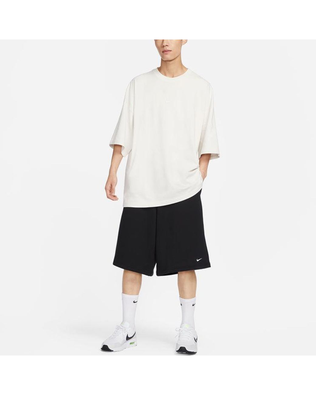 Nike Black Circa French Terry Shorts for men