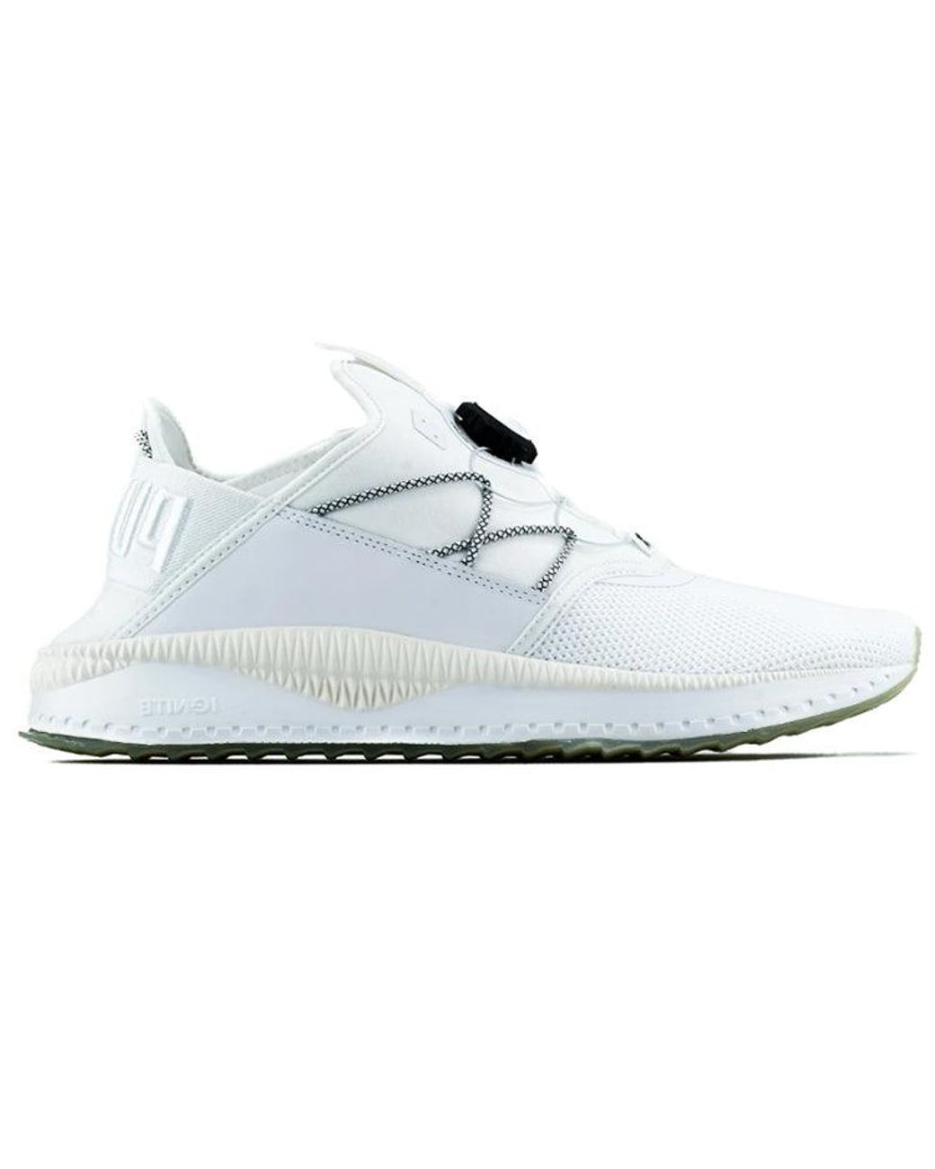 PUMA White Tsugi Disc Low Top Running Shoes for men