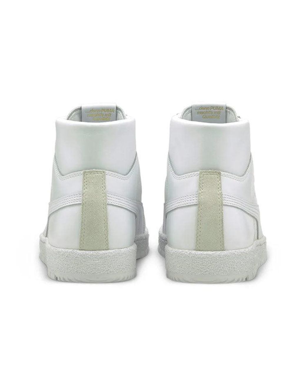 PUMA White Ralph Sampson 70 Mid Suit Trainers Board Shoes for men