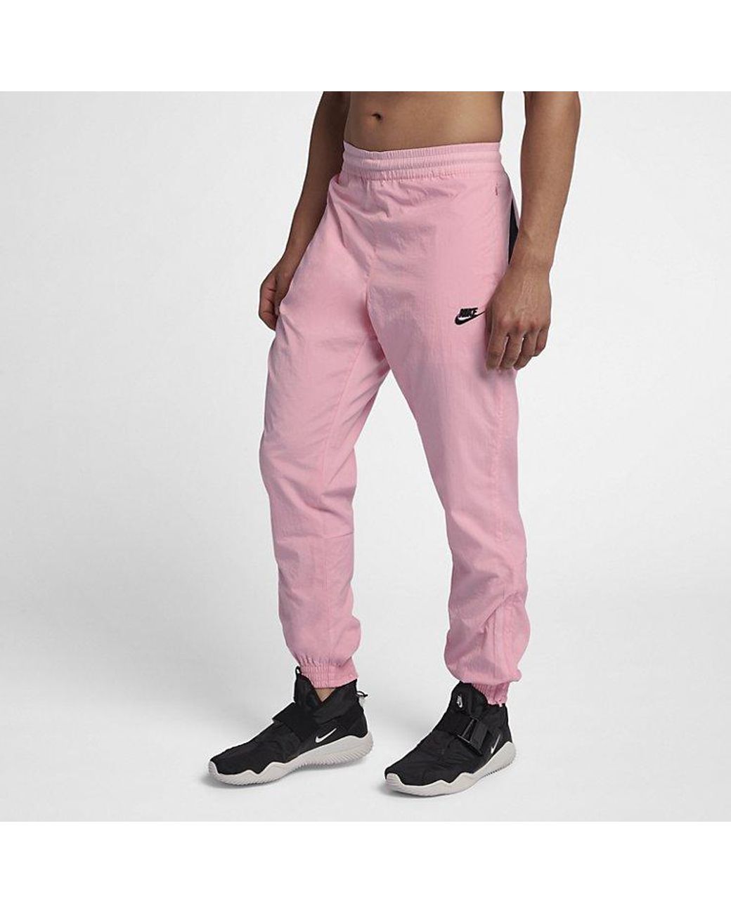 Nike Pink Nsw Vw Swoosh Woven Pant for men