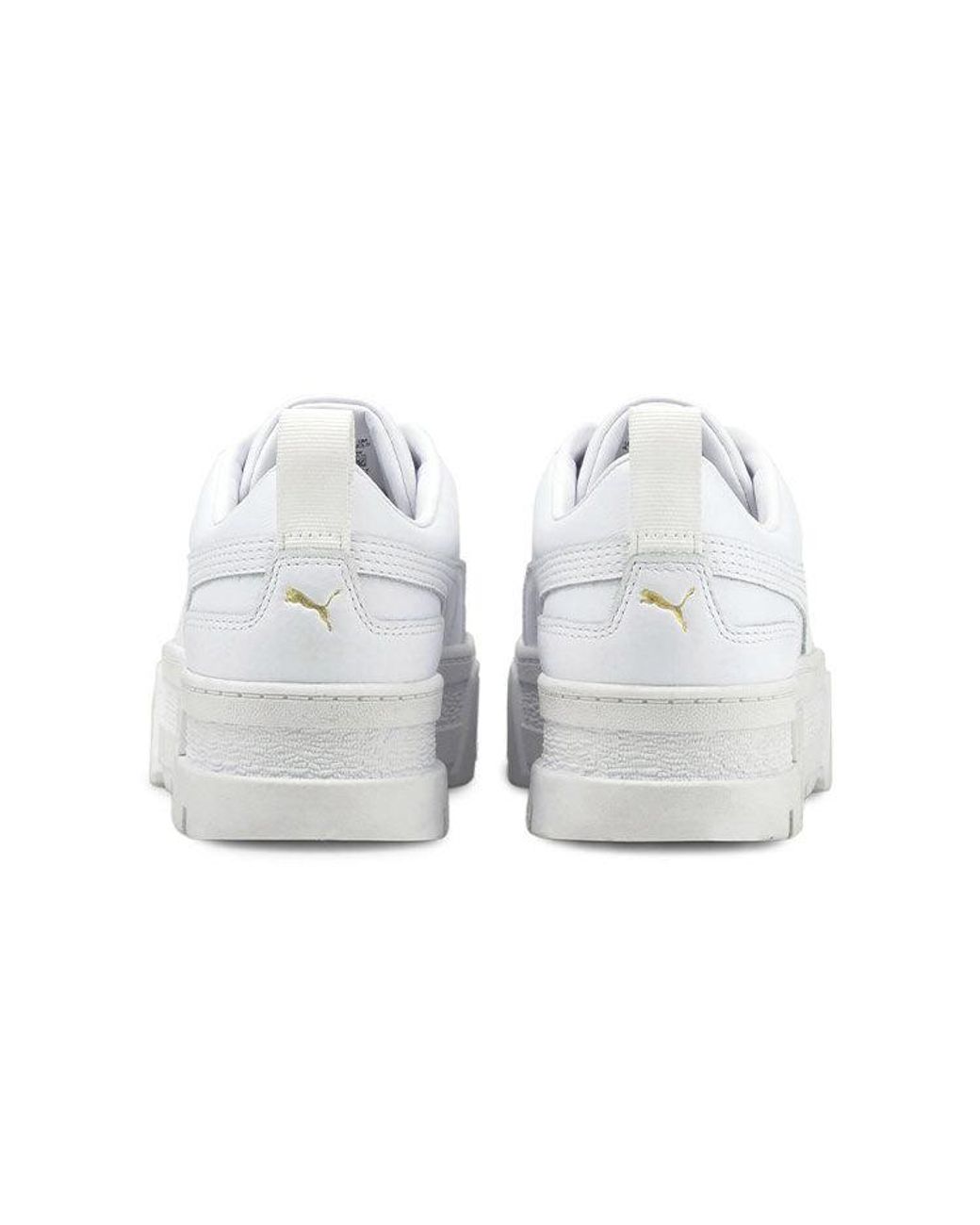 PUMA White Mayze Classic Sneakers