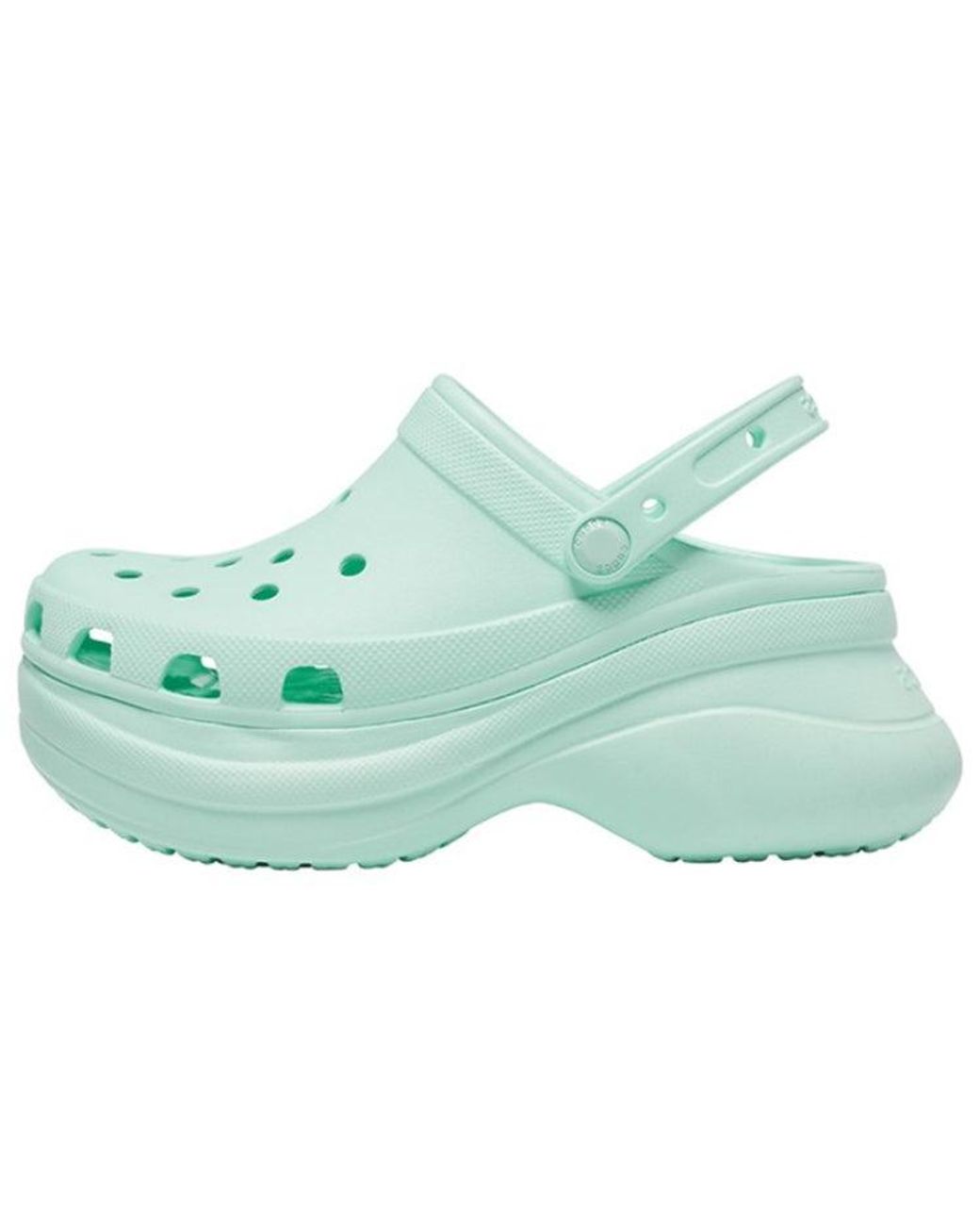 CROCSTM Green (Wmns) Classic Clog Retro Thick Sole Sandals Mint