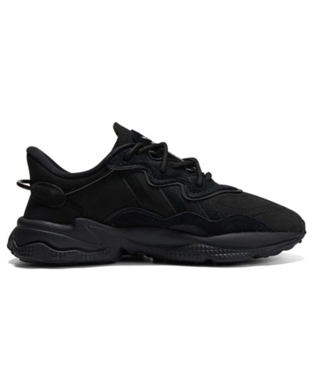 Adidas Black (Wmns) Ozweego Shoes 'Triple'