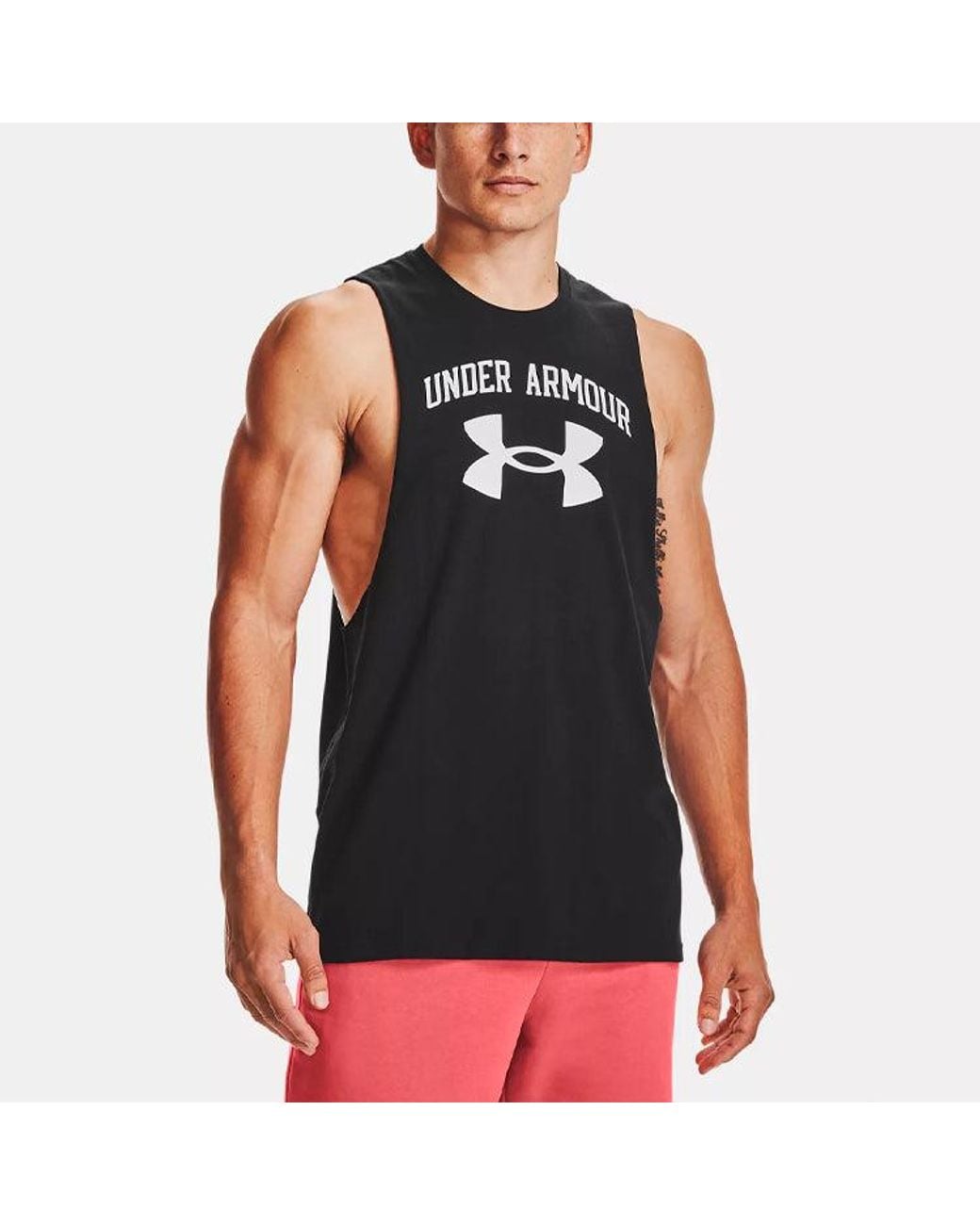 Under Armour Black Training Graphics Tank Top for men
