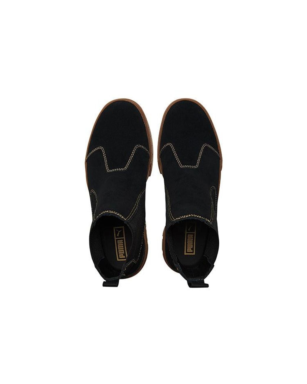 PUMA Black (Wmns) Mayze Chelsea Suede Gum'