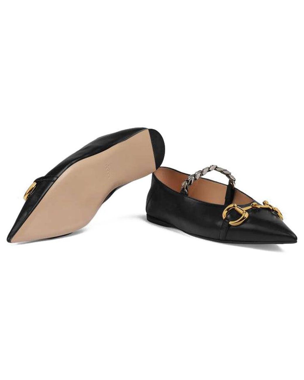 Gucci Black (Wmns) Ballet Flat With Horsebit Leather