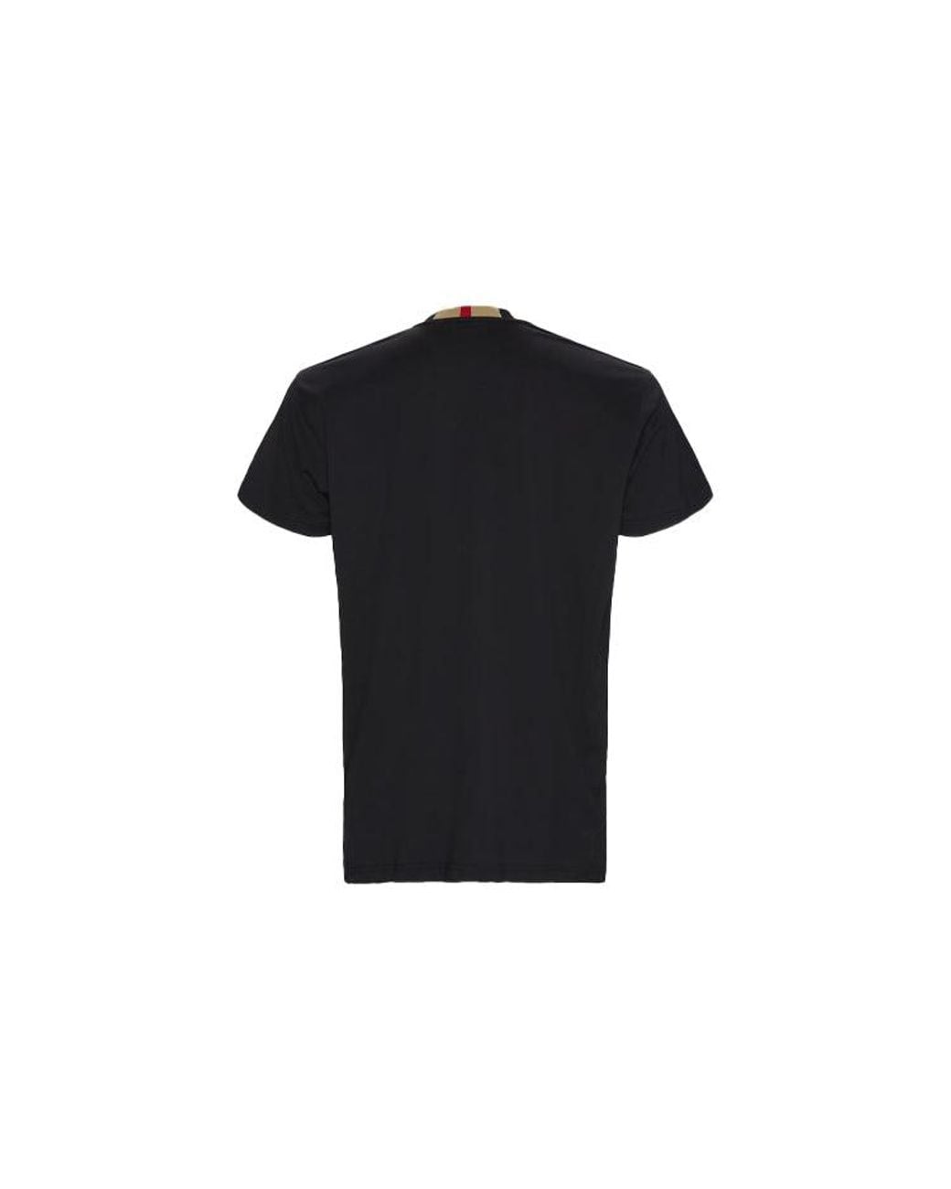 Burberry Black Detail Collar Short Sleeve for men