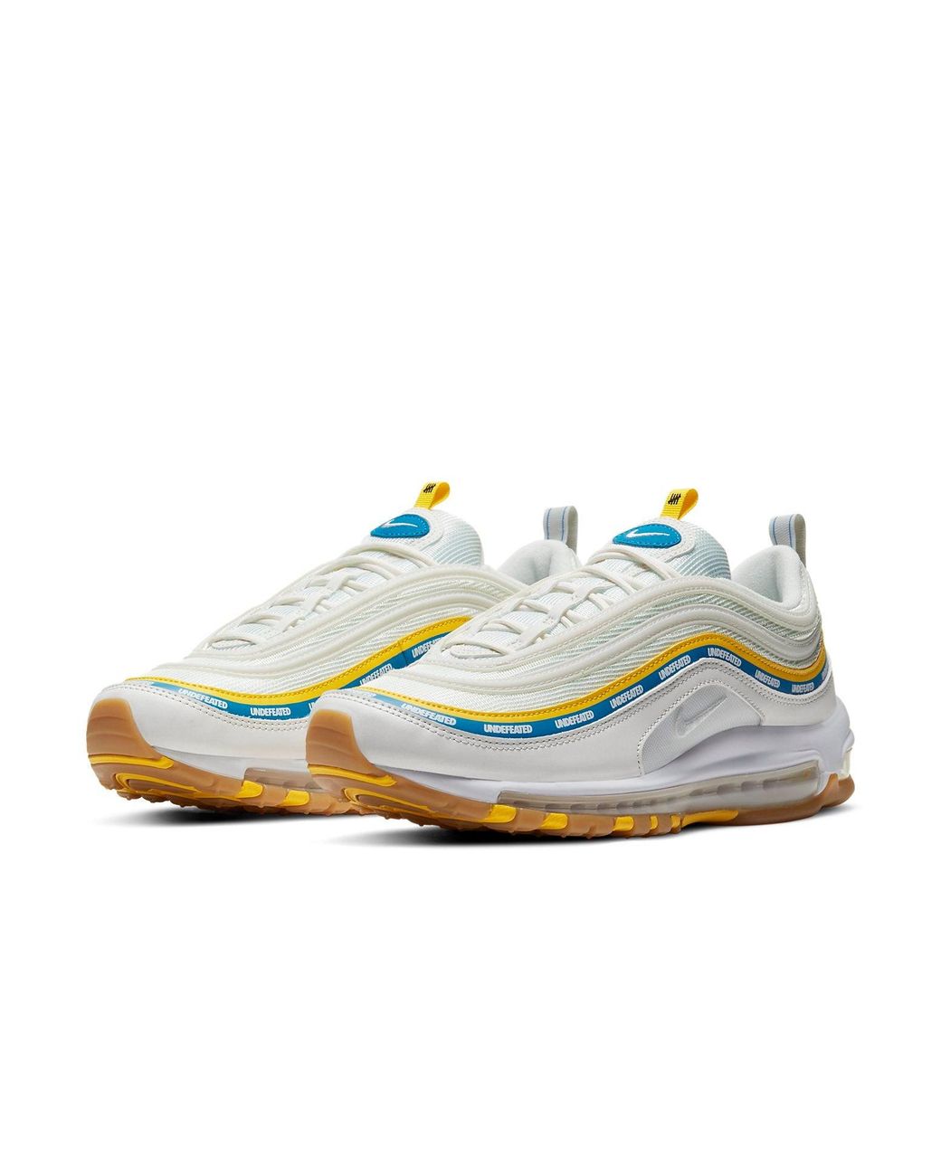 Nike White X Undefeated Air Max 97 'Ucla Bruins' for men