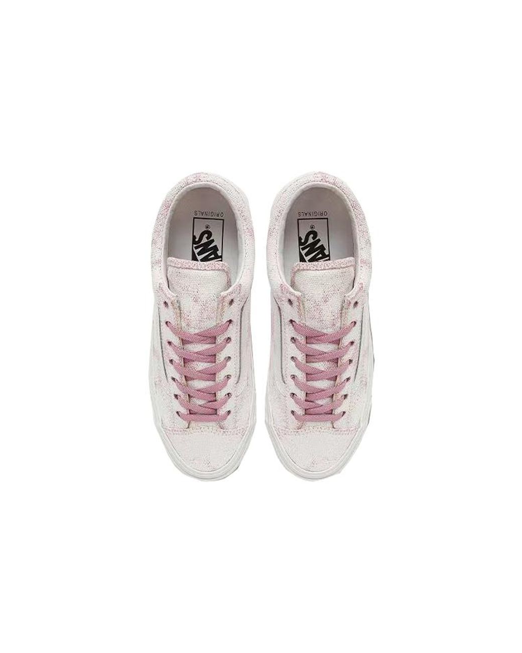 Vans White Og Style 36 Lx 'Distress'