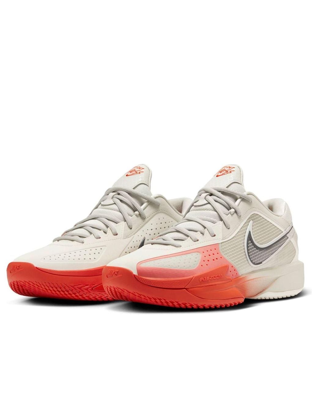 Nike White Air Zoom Gt Cut Cross Ep 'Light Bone Hyper Crimson' for men