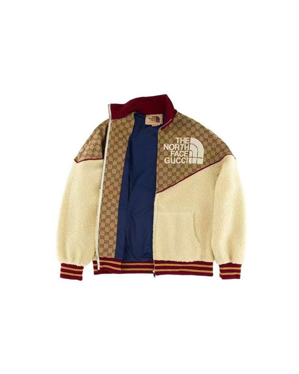 Gucci Natural X The North Face Zip Jacket Ebony' for men