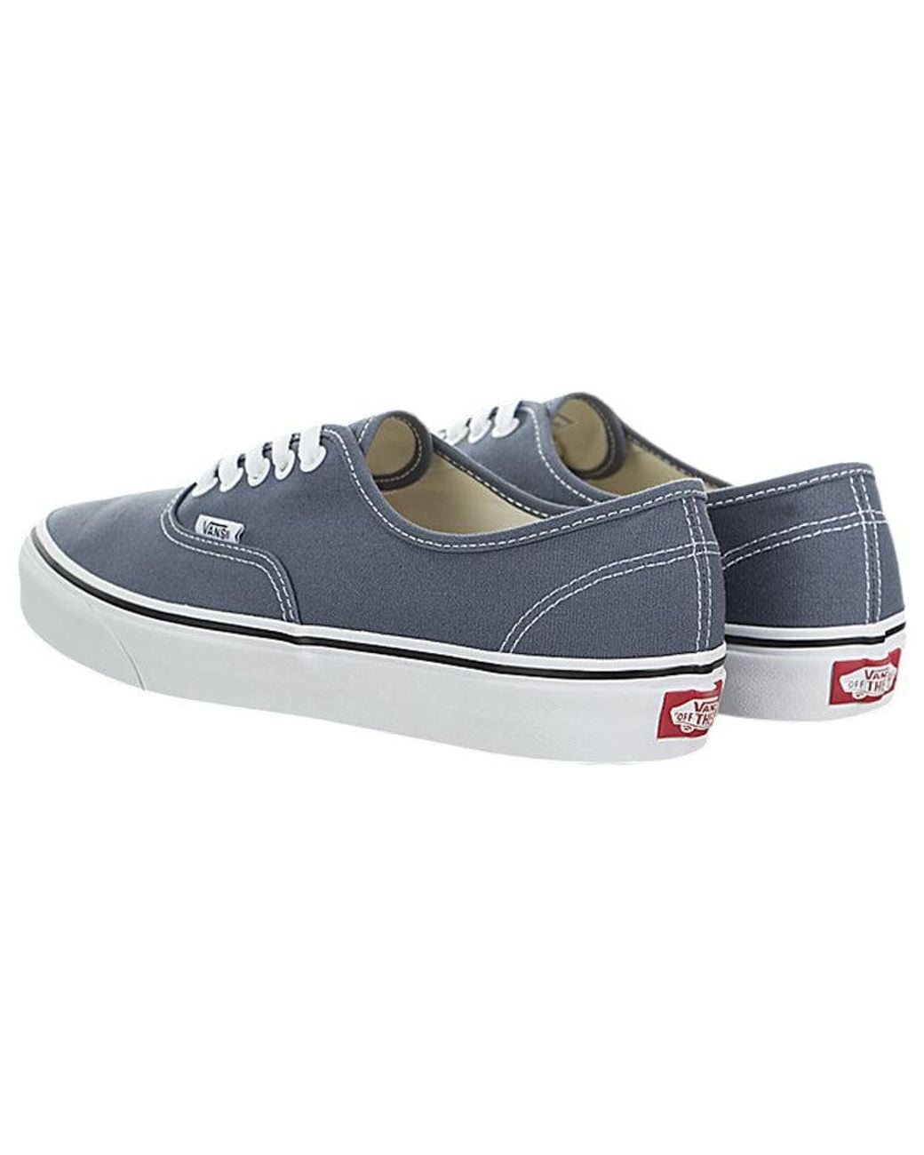 Vans Blue Authentic Casual Low Tops Skateboarding Shoes for men