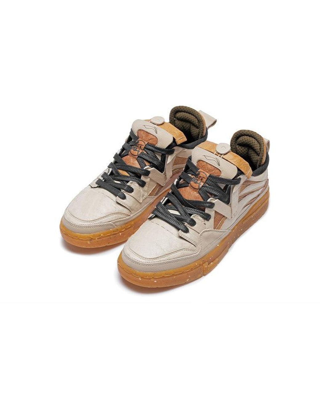Li-ning Brown (Wmns) Weiwu Pro Skate Shoes 'Khaki Tan' for men