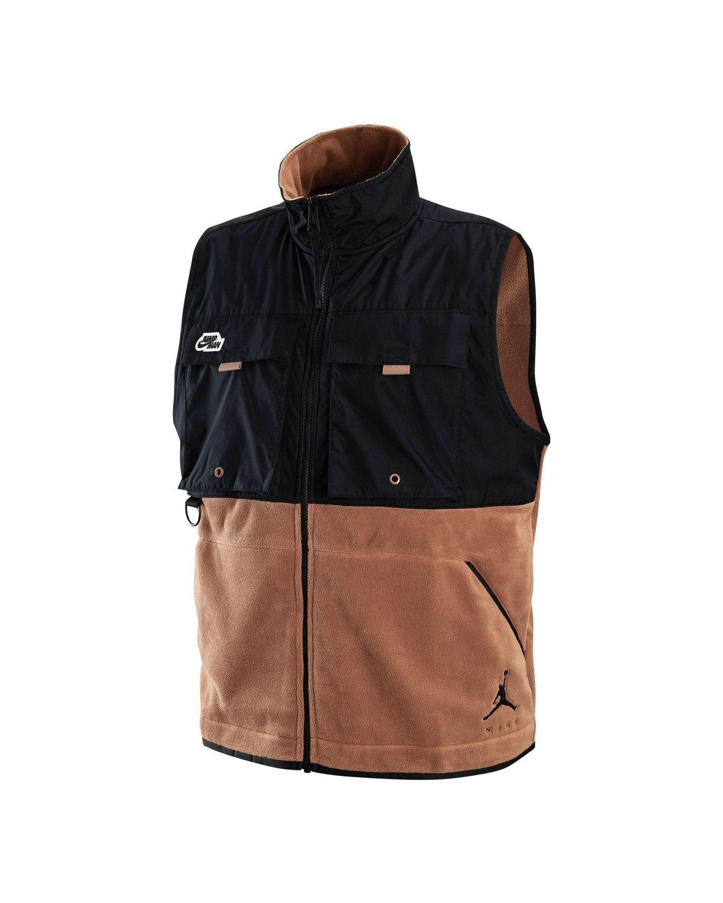 Nike Black Jumpman Fleece Vest for men
