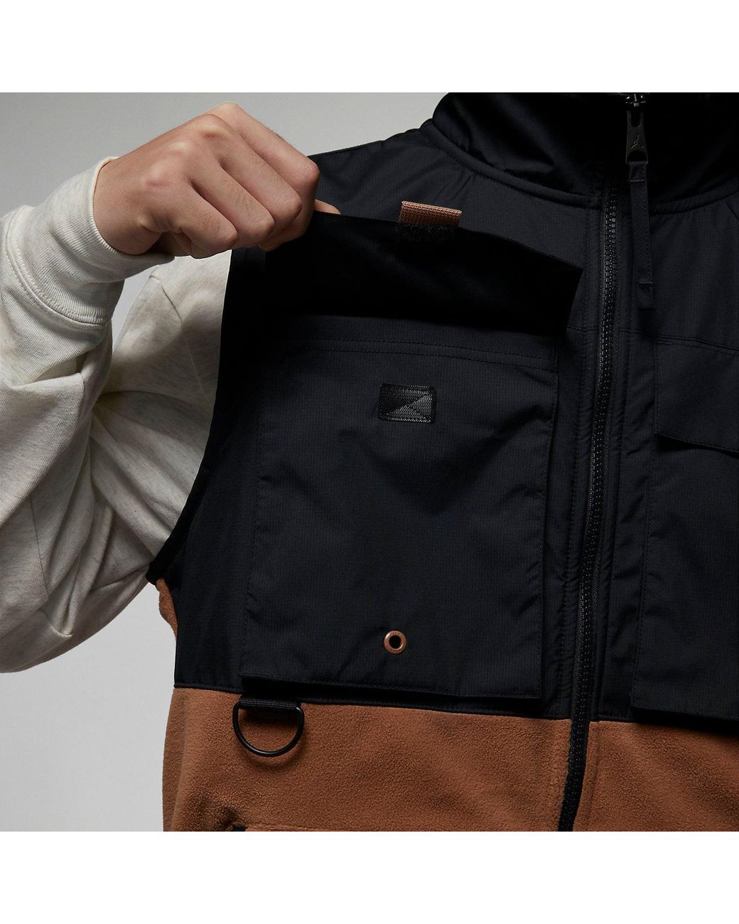 Nike Black Jumpman Fleece Vest for men