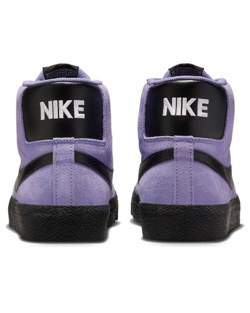 nike blazer mid mens purple