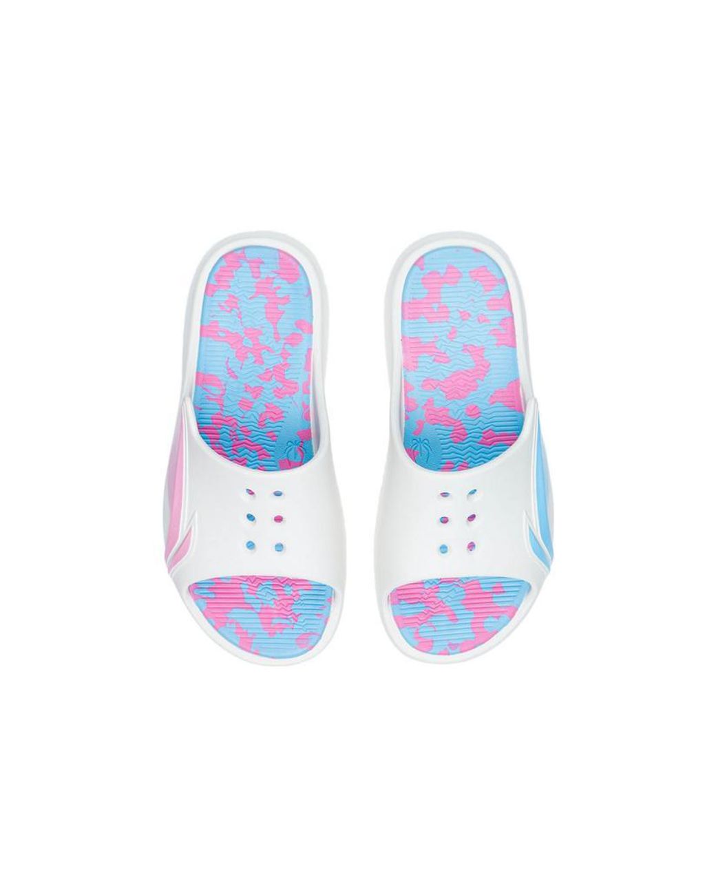 Li-ning Blue Lnbb Slde Sports Slippers for men