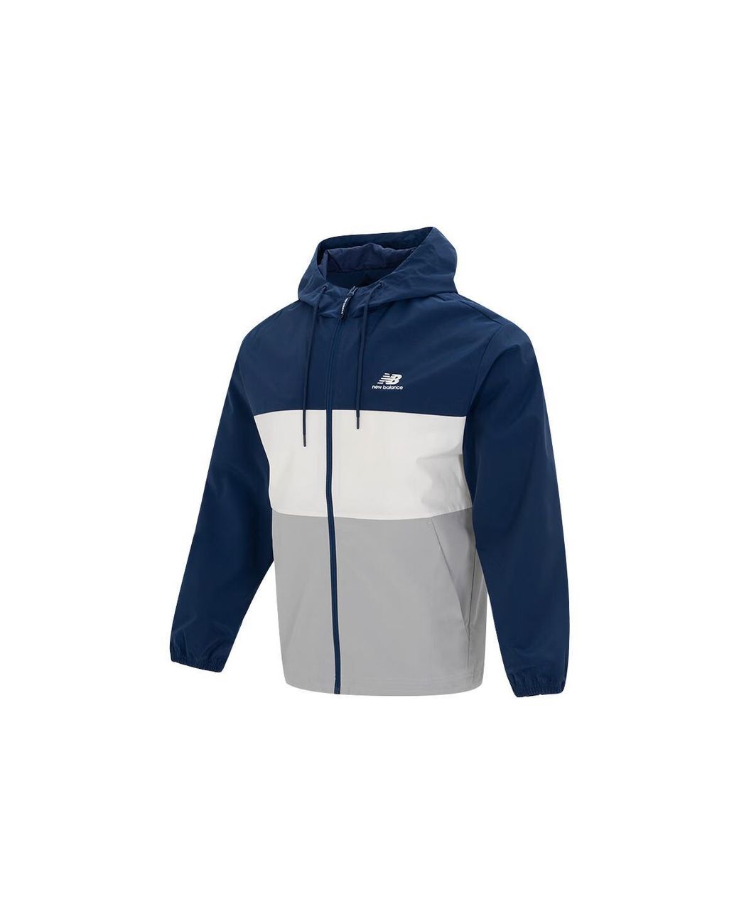 New Balance Blue Lifestyle Hooded Jacket for men
