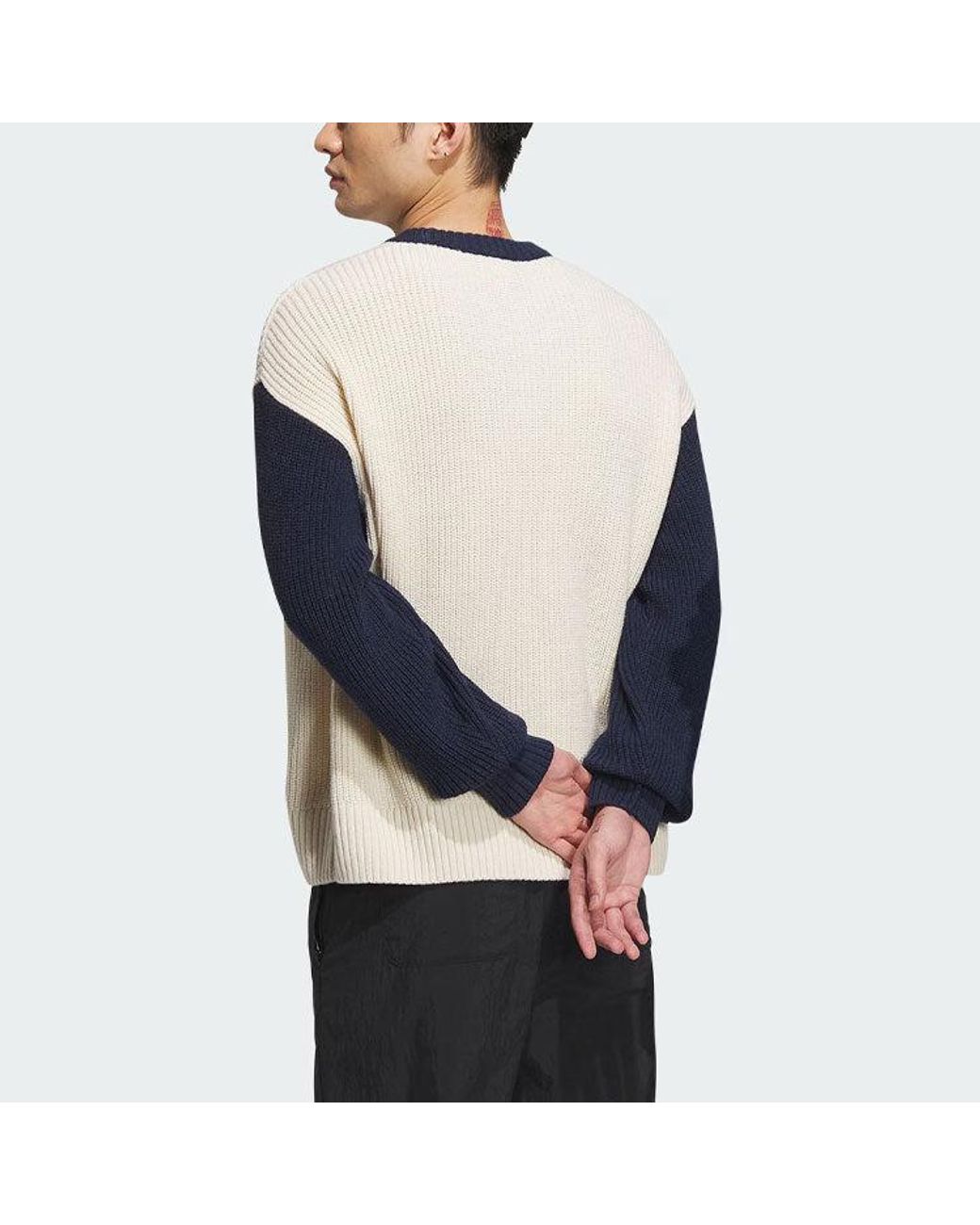 Adidas Blue Originals Classic Sport Sweater (Gender Neutral) Asia Sizing Night' for men