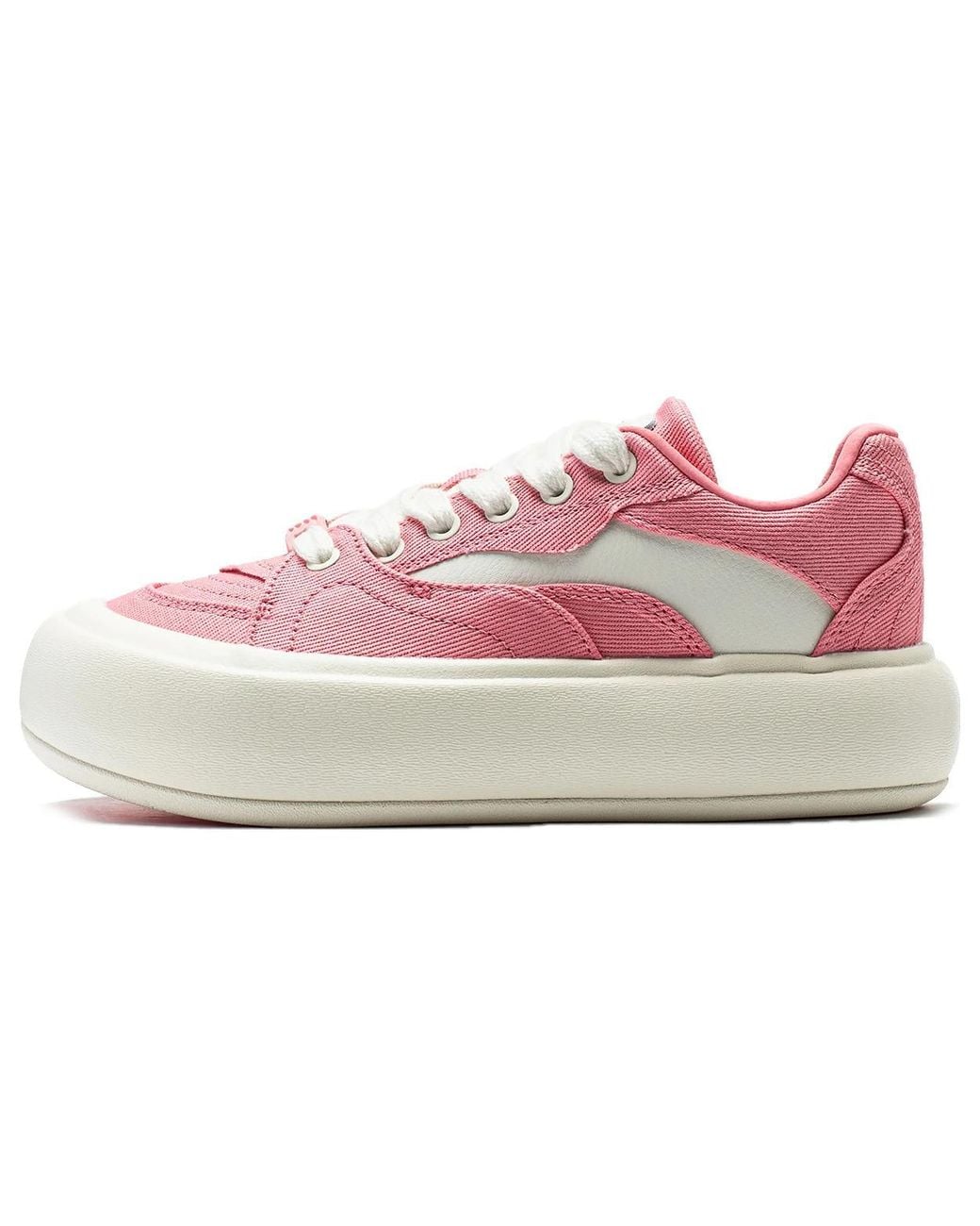 Li-ning Pink (Wmns) Platform Skate Shoes