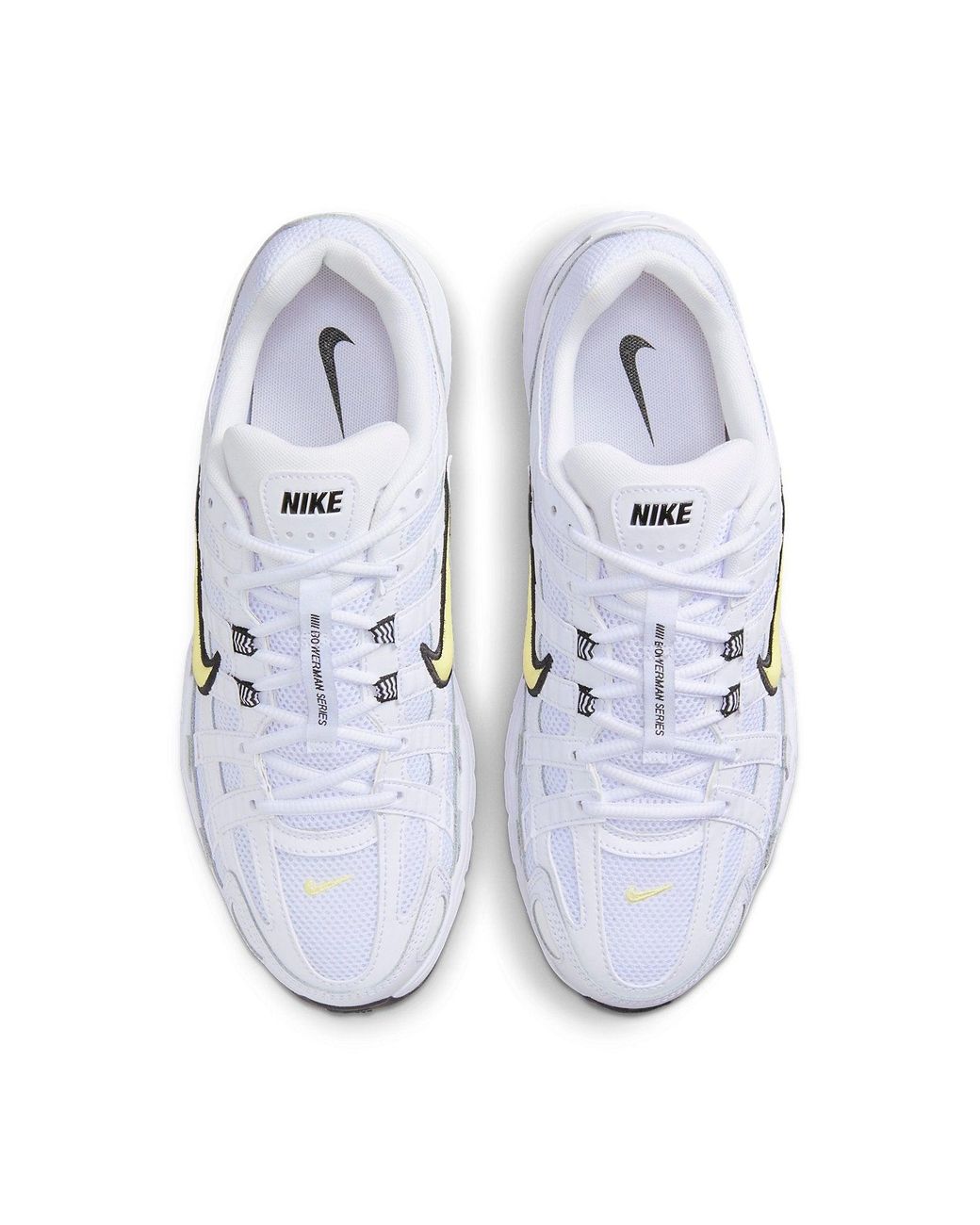 Nike White P-6000 Lemon Chiffon Lemon Chiffon' for men