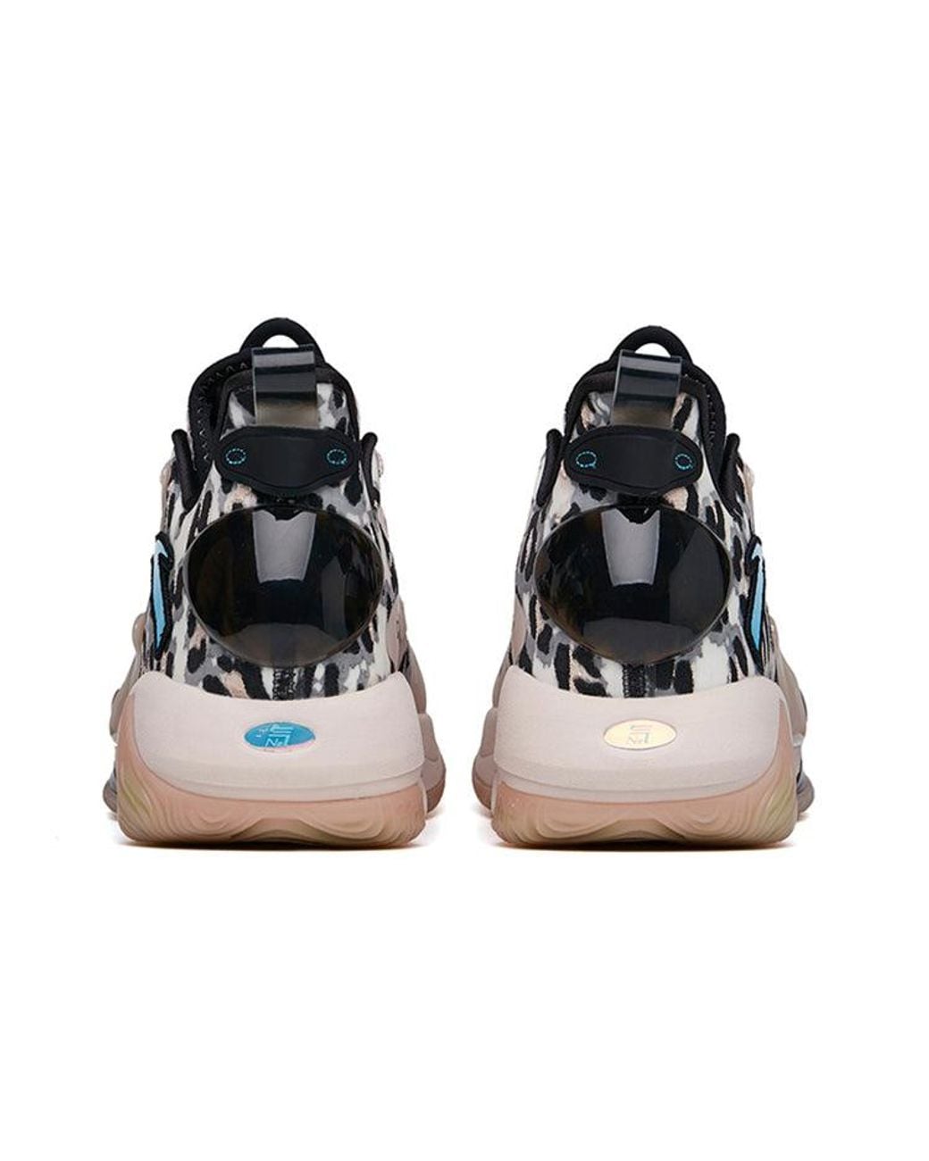 Anta Blue Shock Wave 3 Pro 'Light Leopard Print' for men
