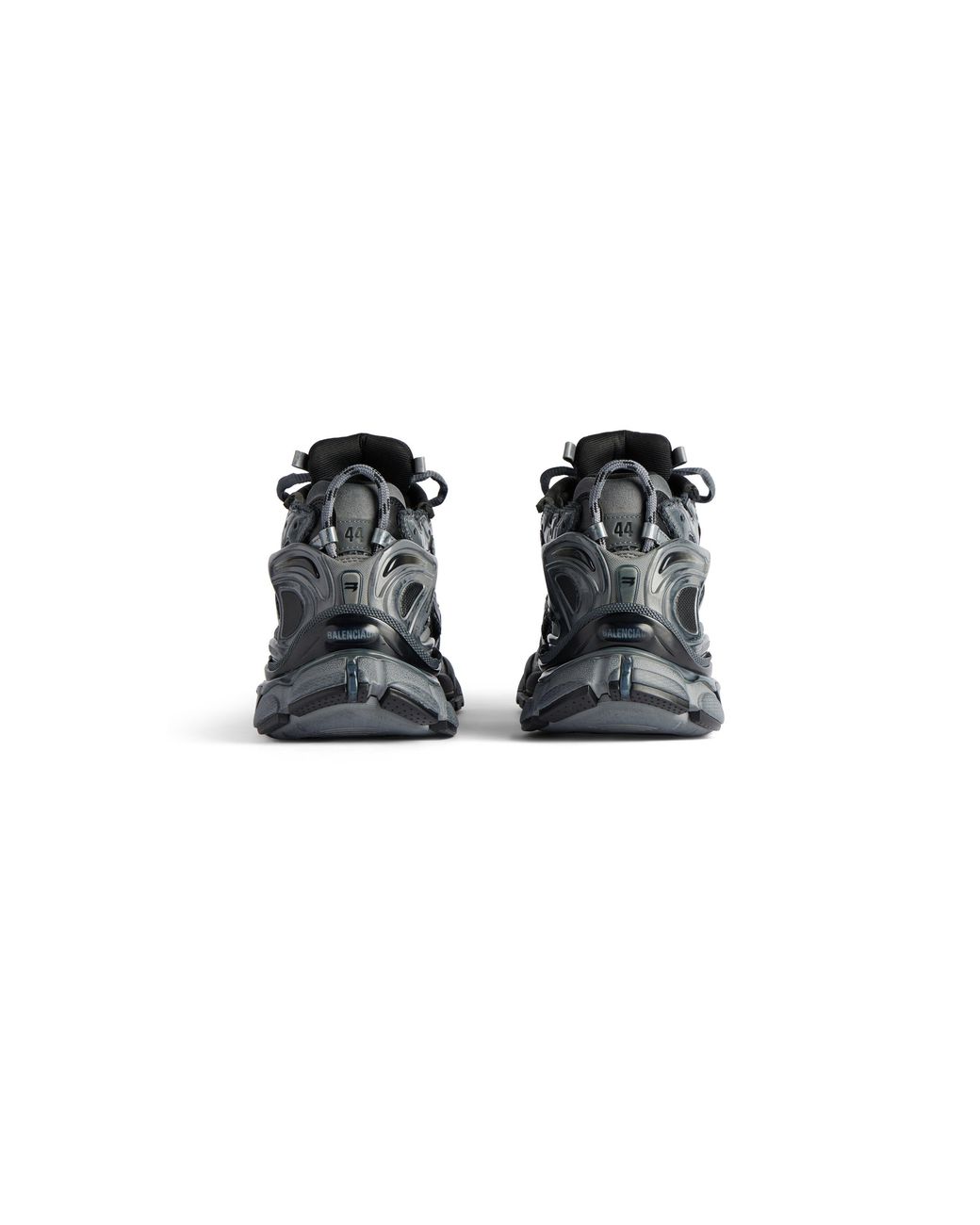 Balenciaga Black Runner Sneakers 'Dark And Mesh And Nylon' for men