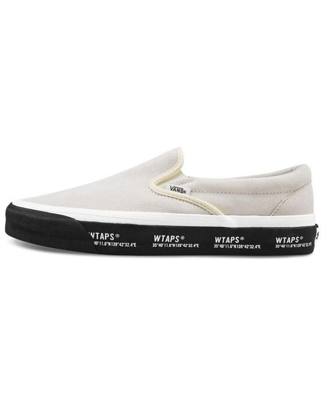 Vans White Wtaps X Og Classic Slip-On Lx for men