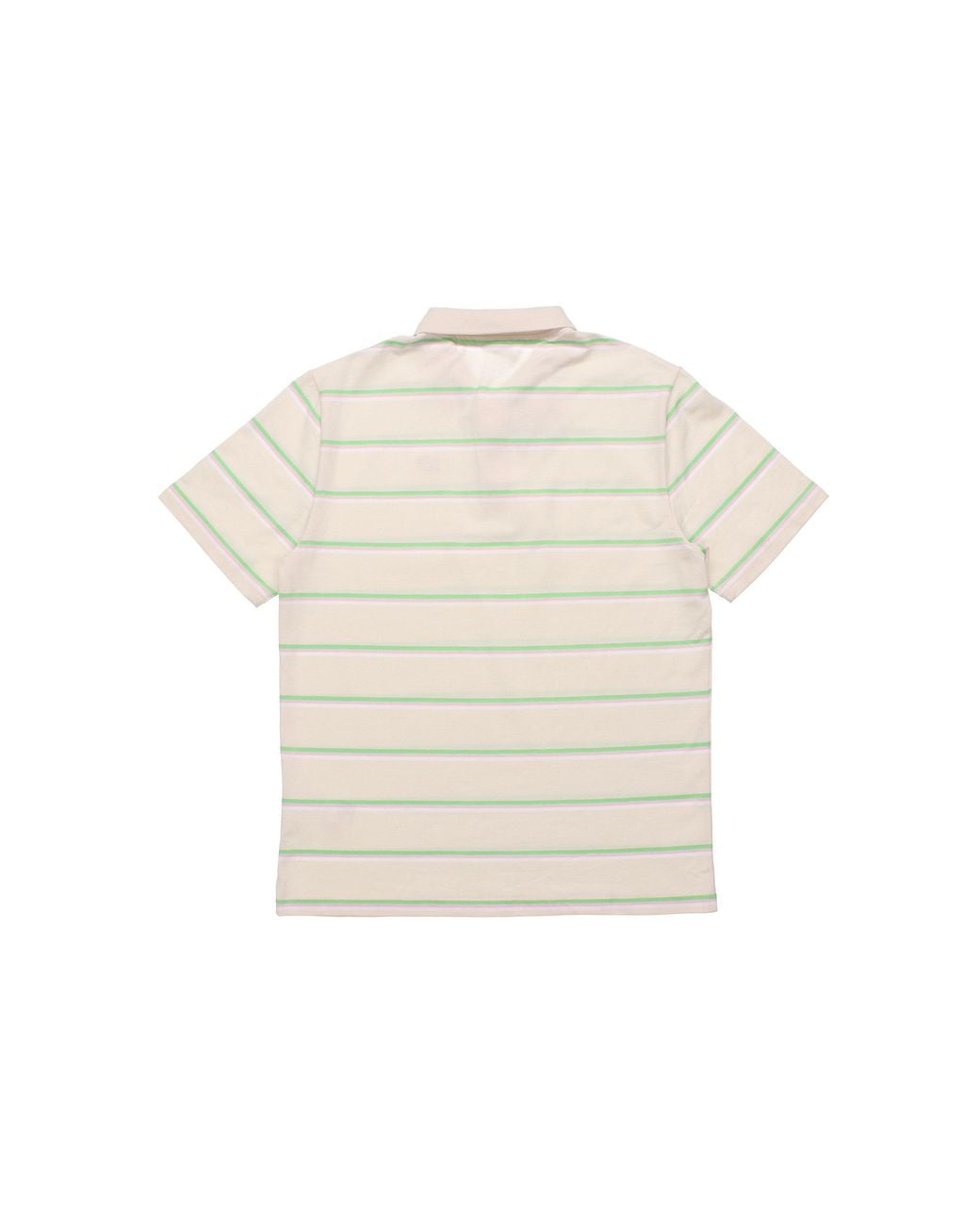 PUMA White Downtown Stripe Polo Tee Shirt for men
