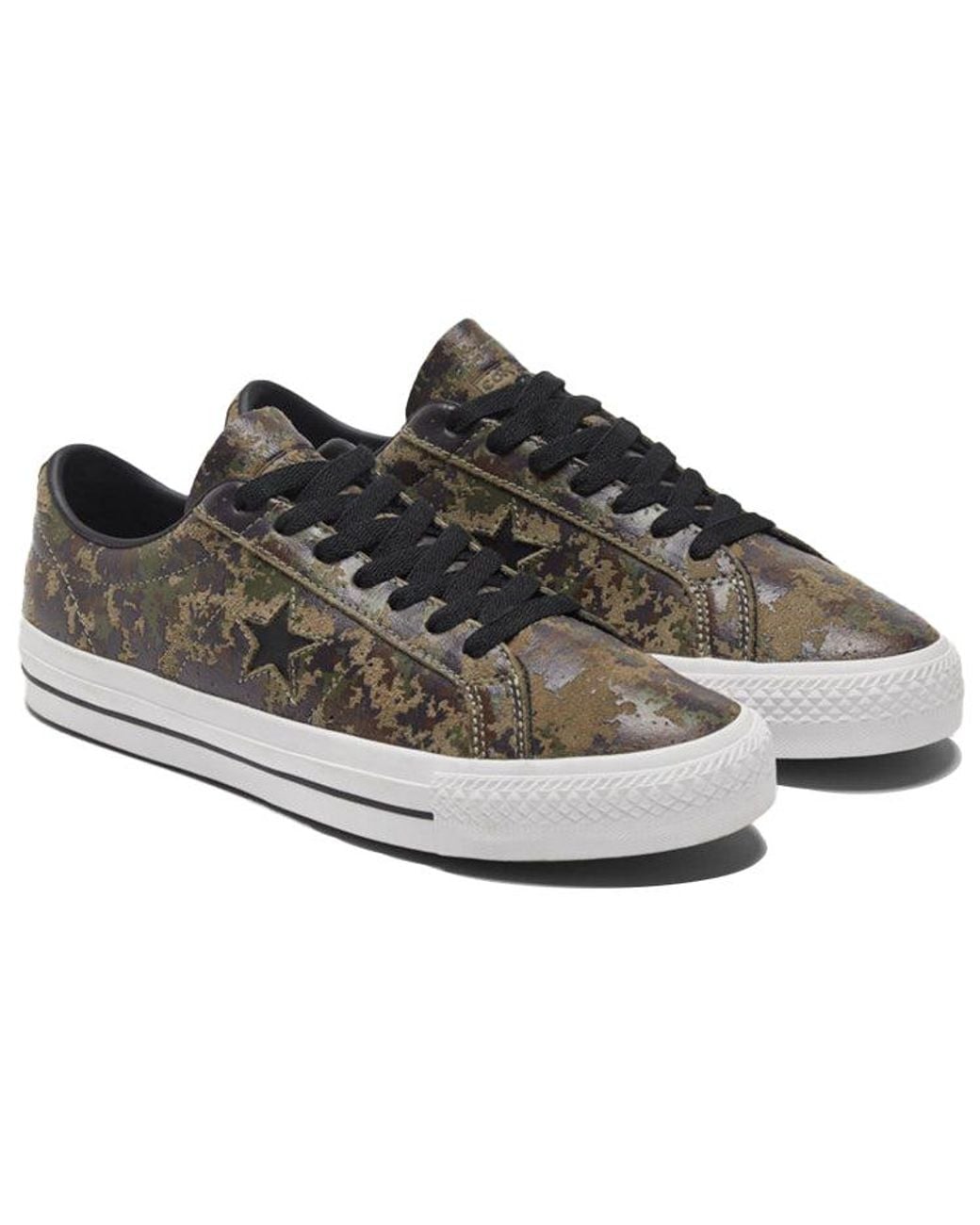 Converse Brown One Star Pro Low 'Digi Camo' for men