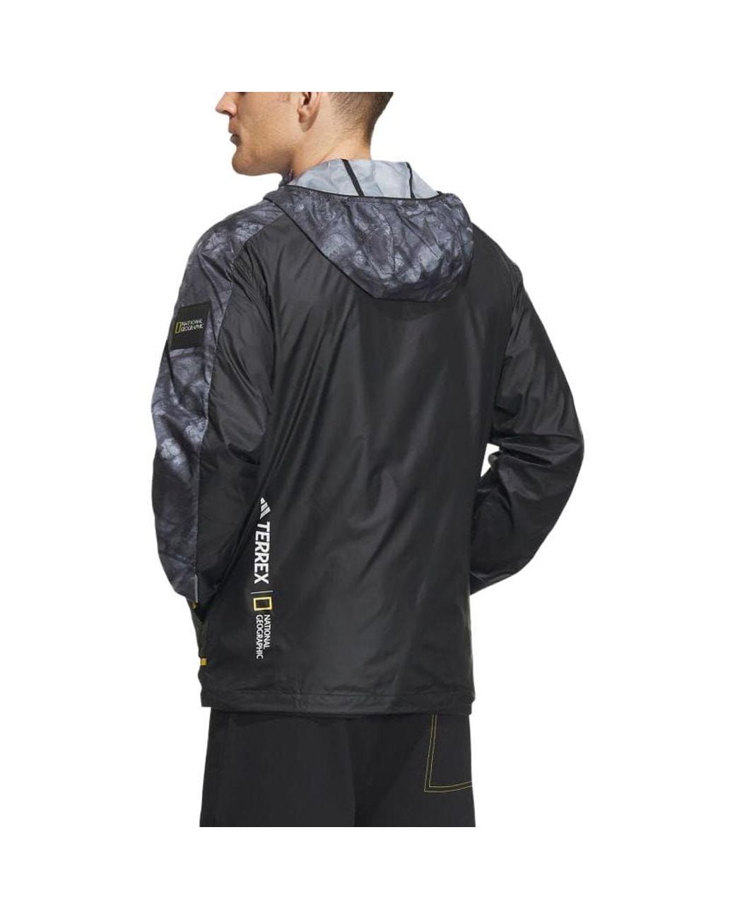 Adidas Blue National Geographic Wind.Rdy Jacket for men