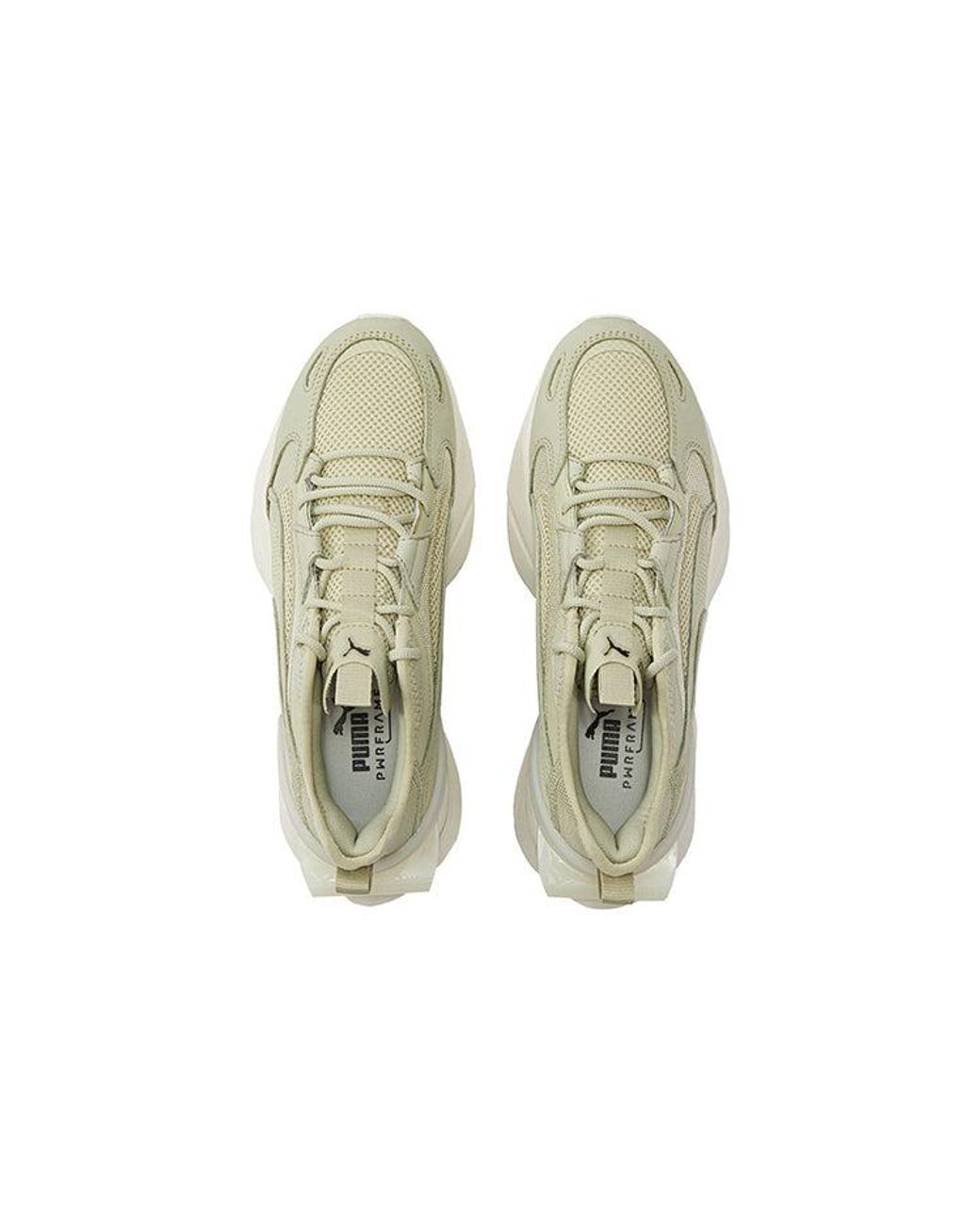 PUMA Green Pwrframe Op-1 Lth Athleisure Casual Sports Shoe for men