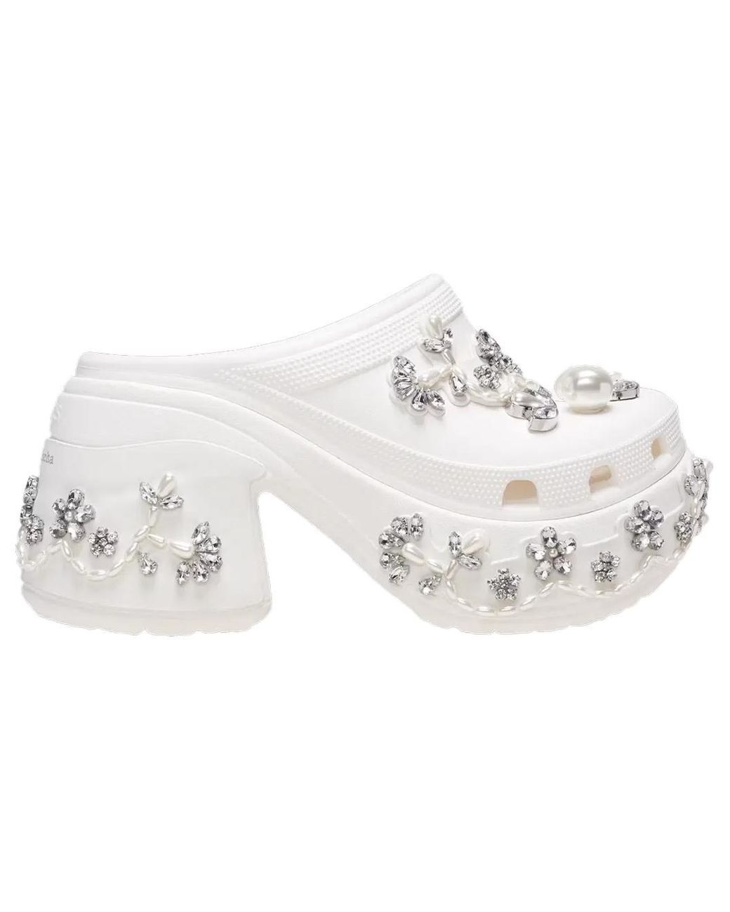CROCSTM White X Simone Rocha Siren Clog for men