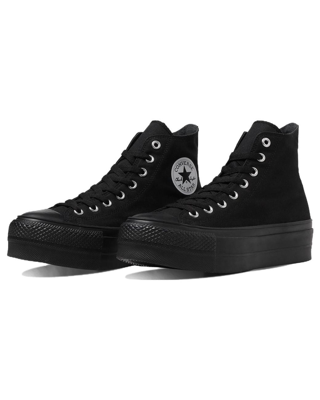 Converse Black All Star Lifted High Top for men
