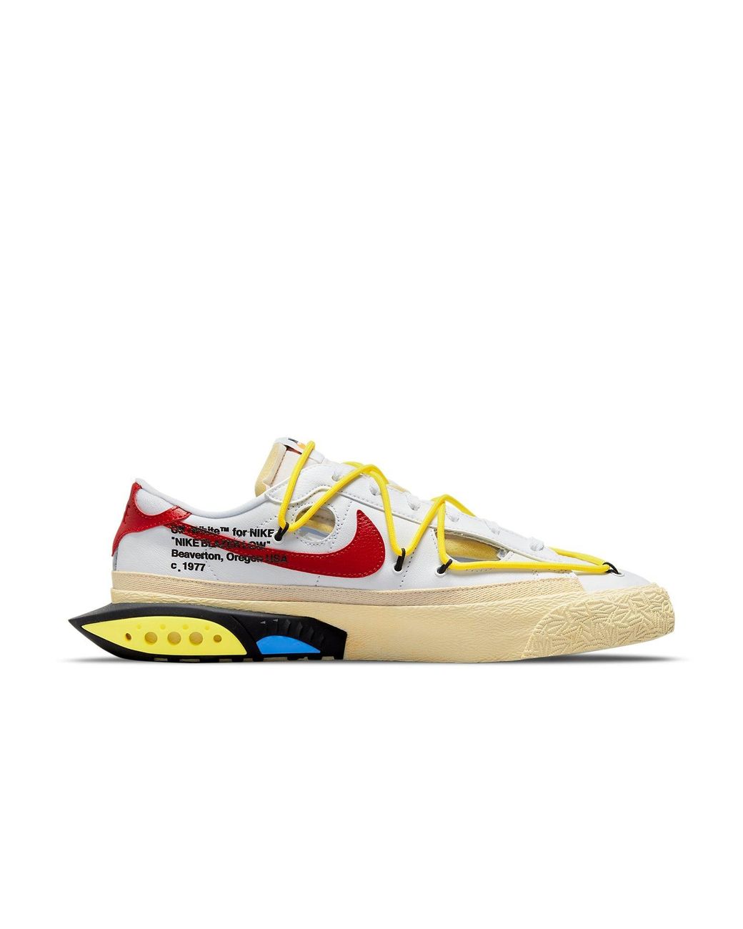 Nike White X Off- Blazer Low University' for men