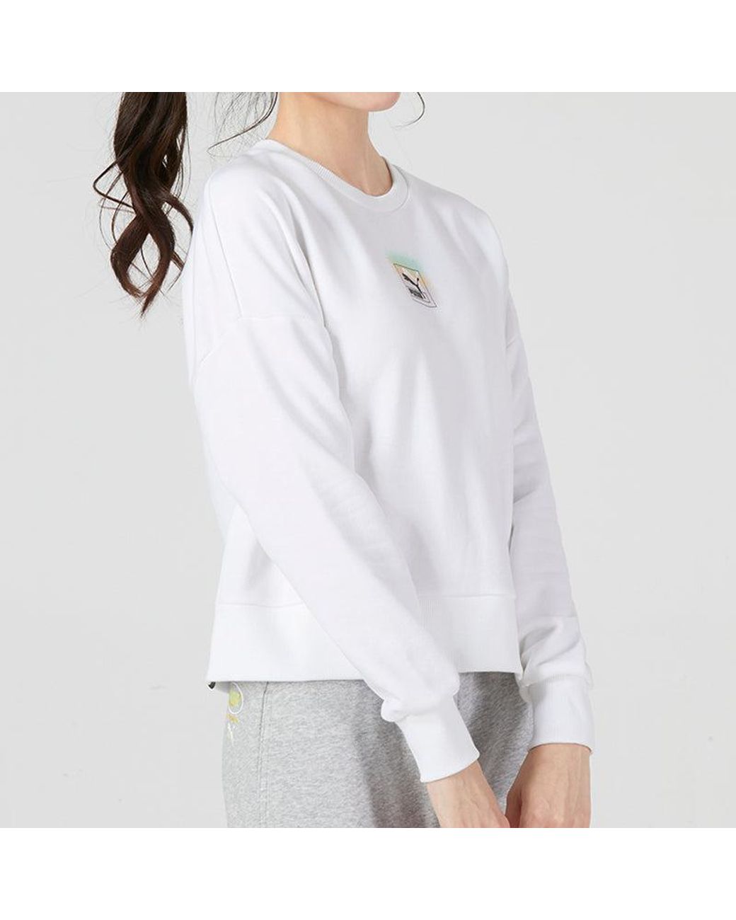 PUMA White (Wmns) Love Sweatshirt