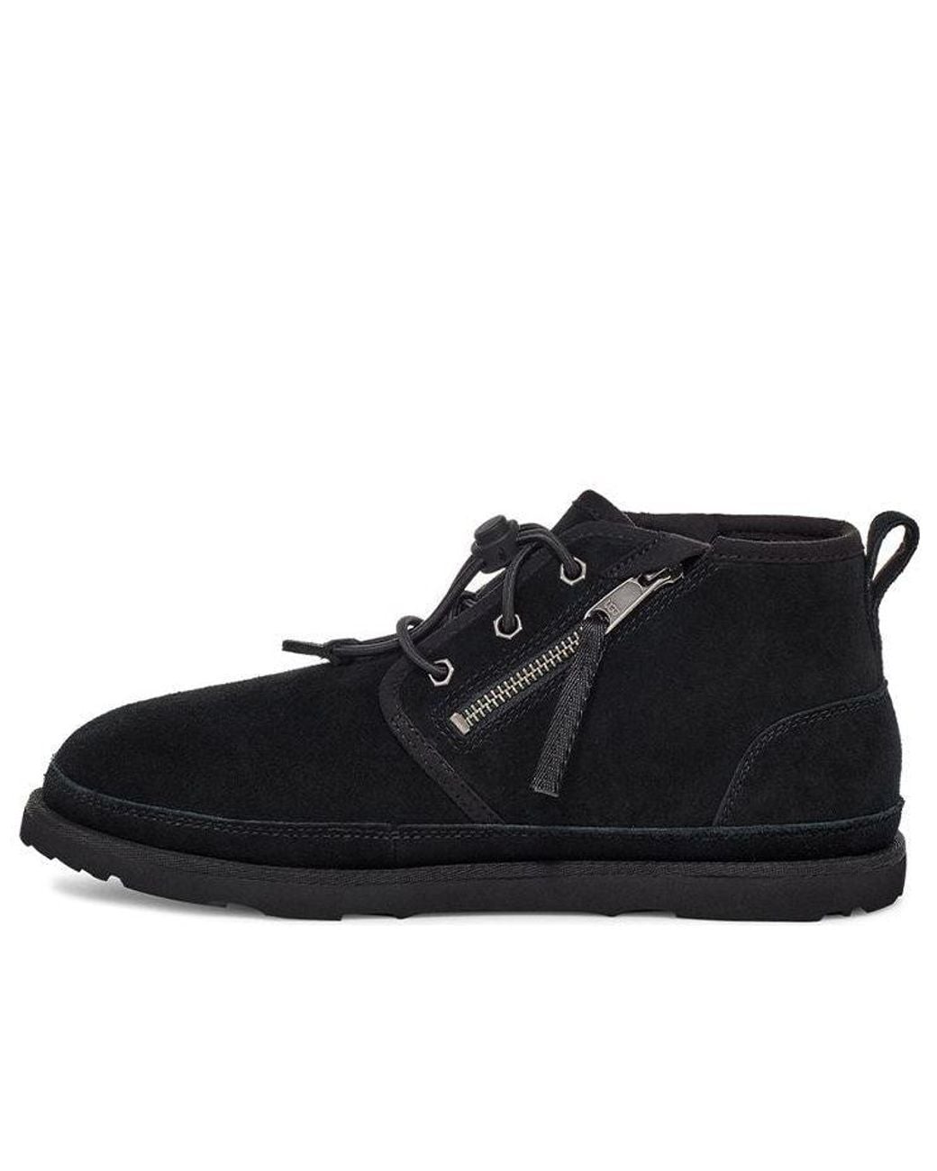 Ugg Black Neumel Adaptive Double Zipper Snow Boots for men