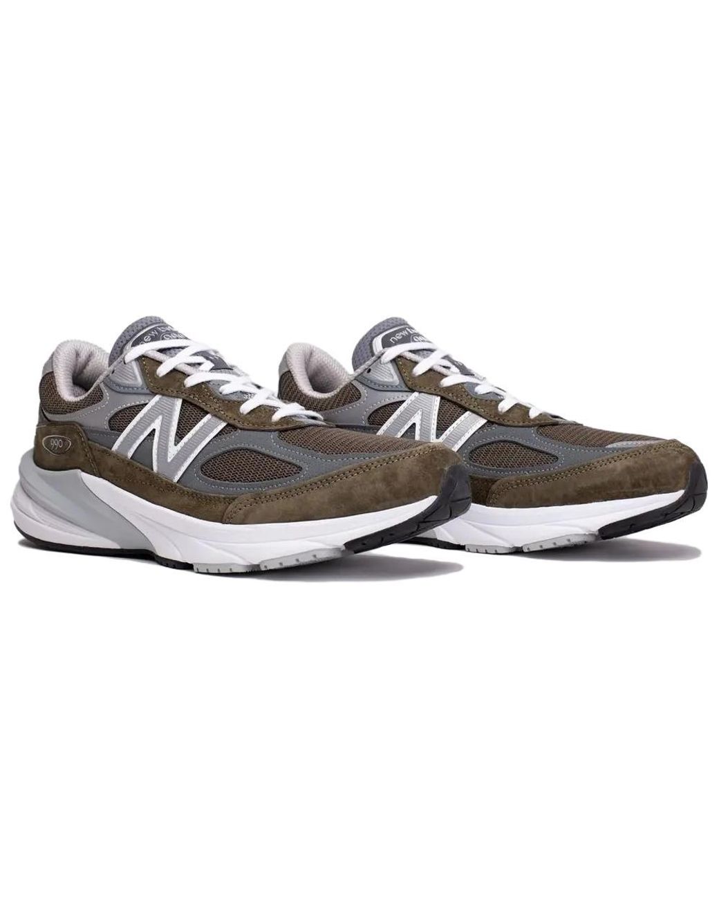 New Balance White 990 V6 'True Camo' for men